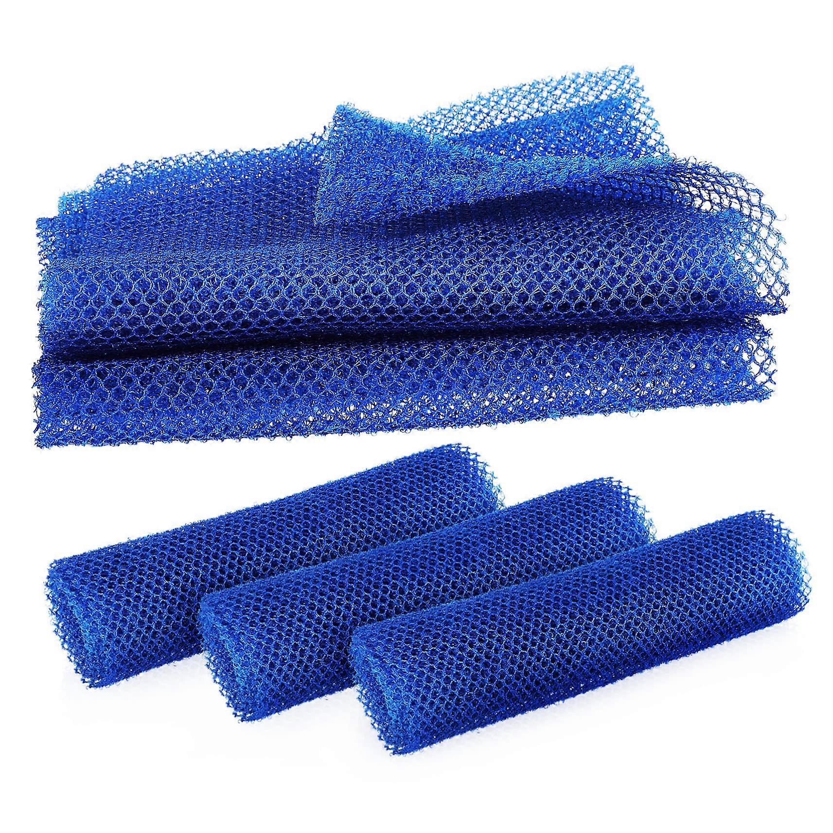 African Exfoliating Bath Net Nylon Body Scrubber Long TwoHanded QuickDrying Full Body Use