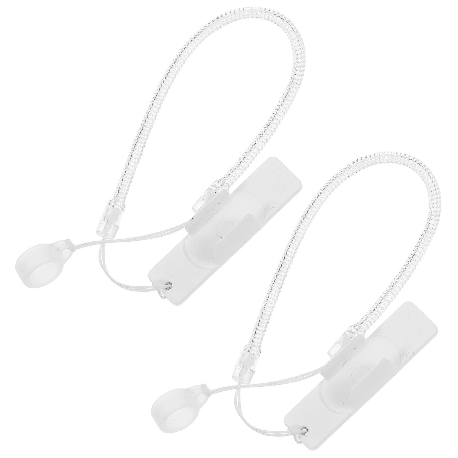 Pen Leash Retractable Stylus Pen Strap with Fixing Base 8Pcs