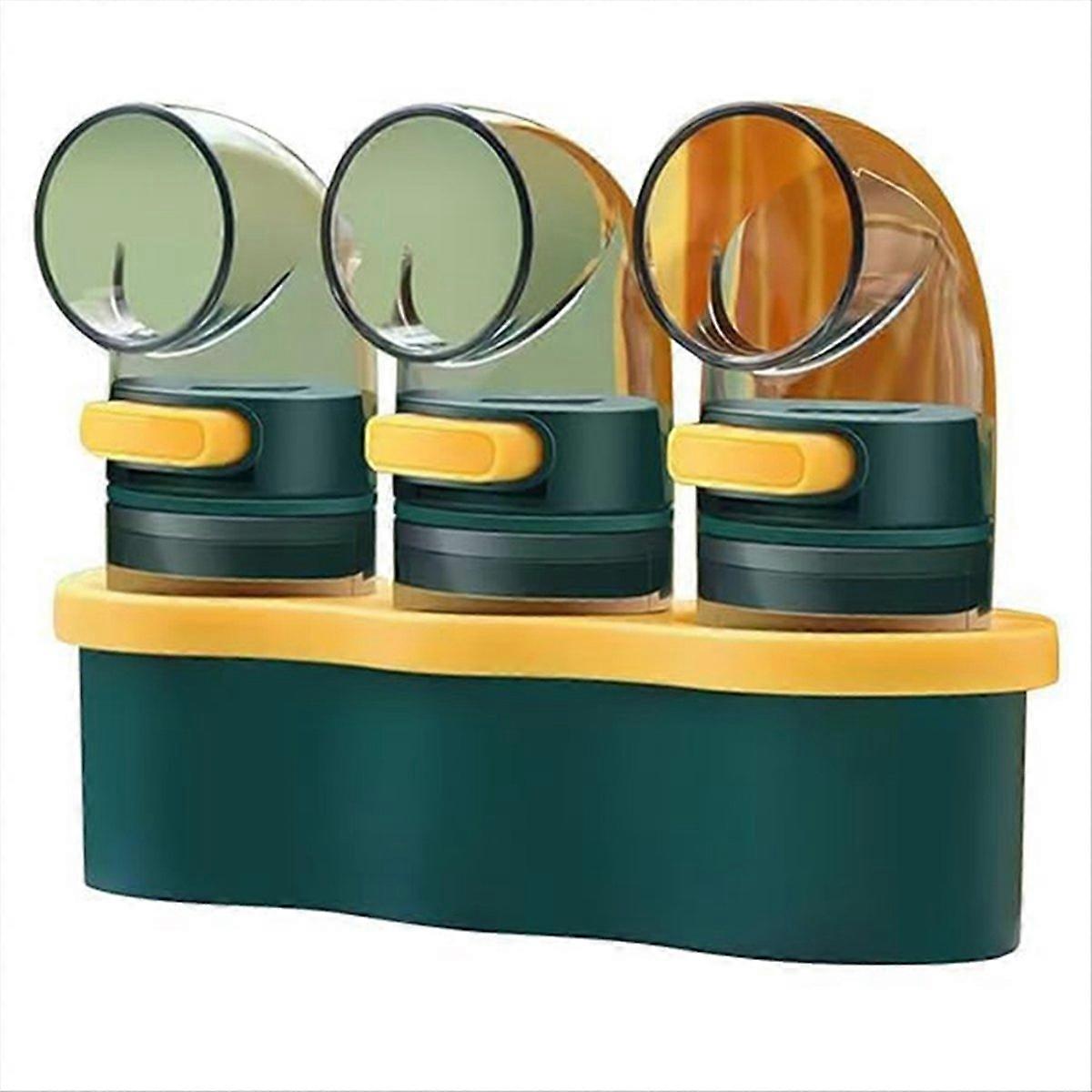 Salt Dispenser with Adjustable Pour Spout Quantitative Control