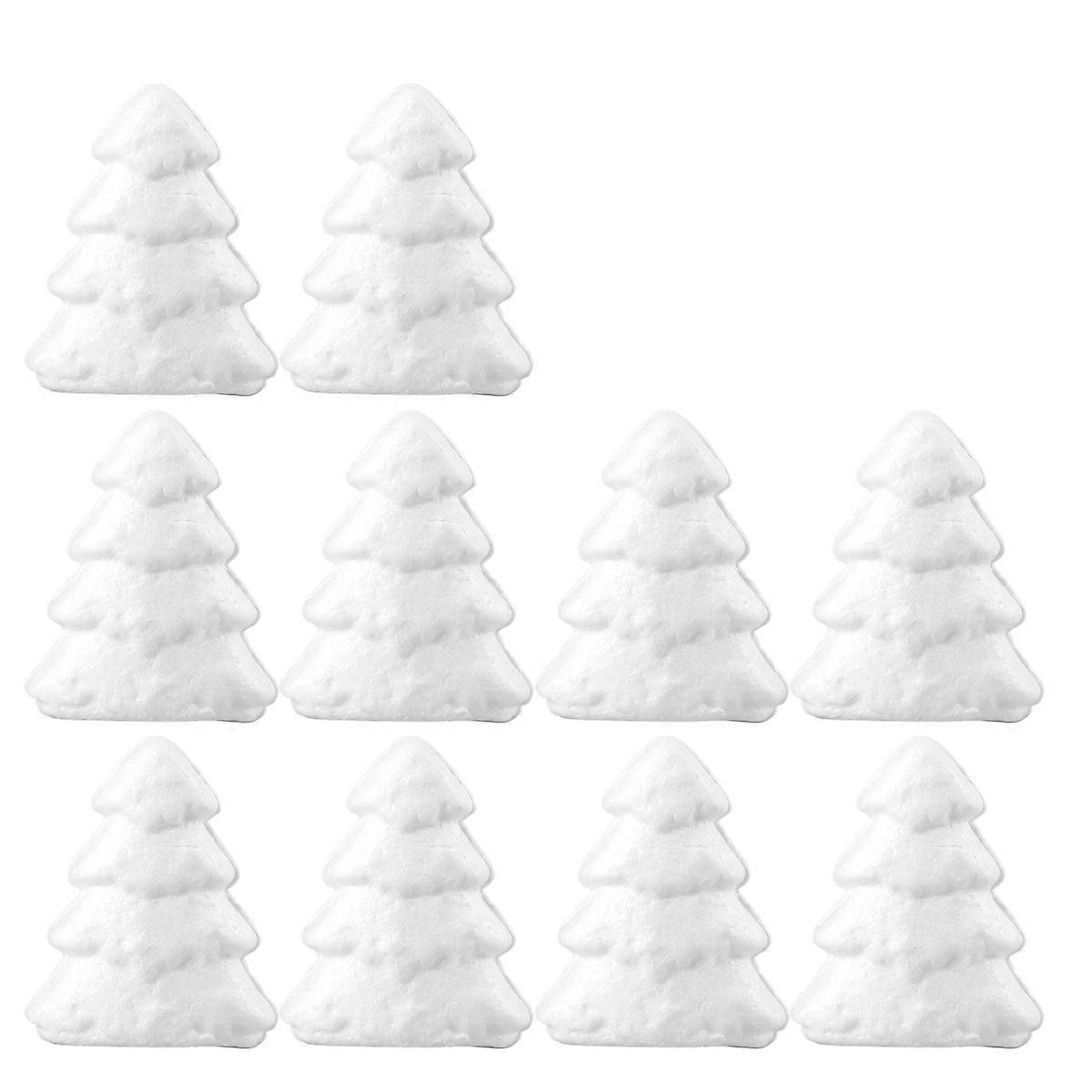 DIY Accessories Christmas Tree Tower for DIY Use 10Pcs White