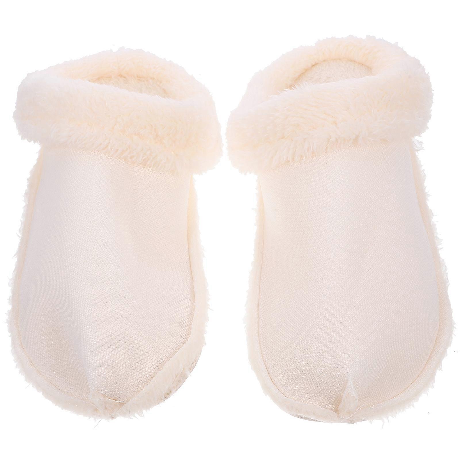 for Slippers Winter Warmth Thickened Plush Removable 1 Pair