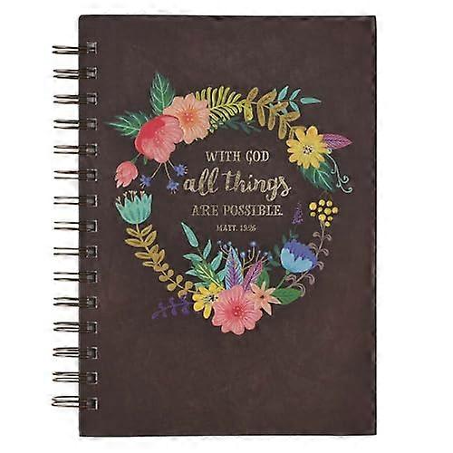Journal Wirebound W/God All Th