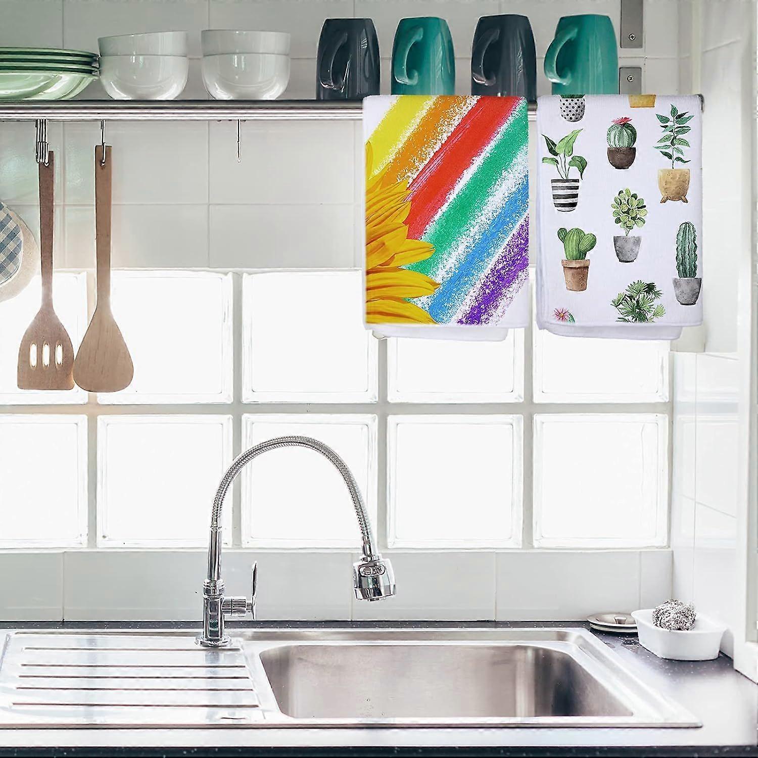 Blank Towels -  Microfiber Kitchen Towels for Kitchen Cleaning