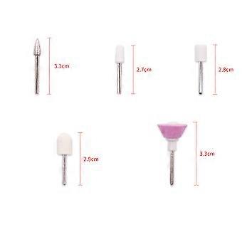 10stk Neglepoleringshoveder Elektriske poleringshoveder Negleslibehoveder Manicure Slibeforsyninger