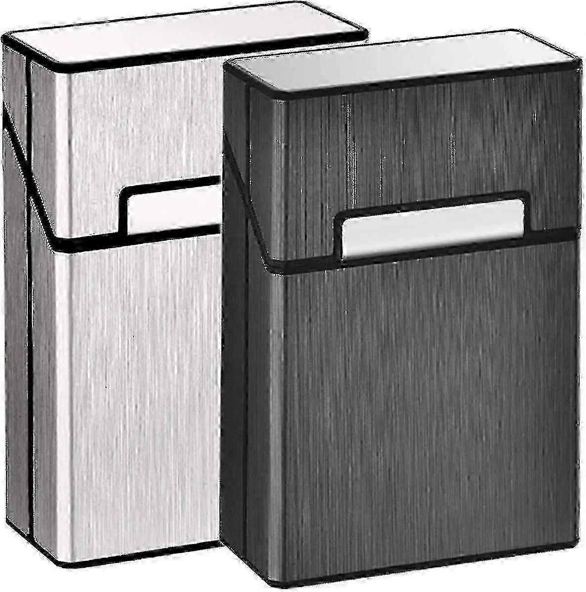 Boîte à cigarettes extra large en aluminium,x