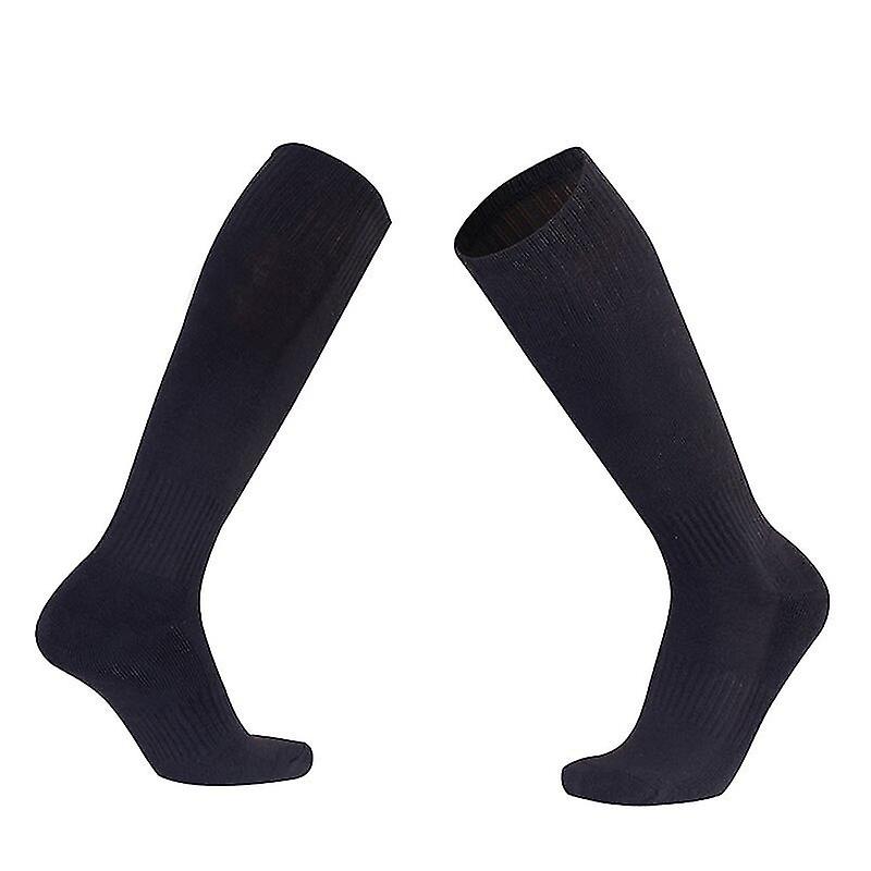 Black Adult Thin Socks  Rugby Long Socks