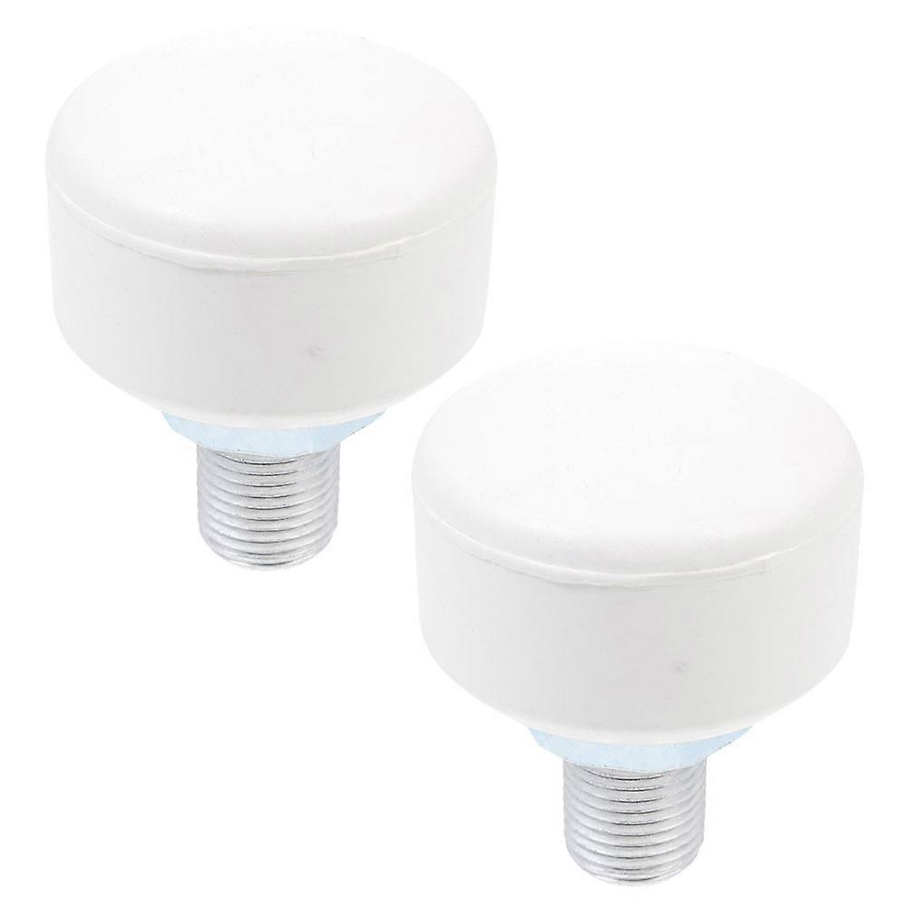 2Pcs Adjustable Rubber Toe Stoppers for Quad Roller Skates Brake Block Replacement