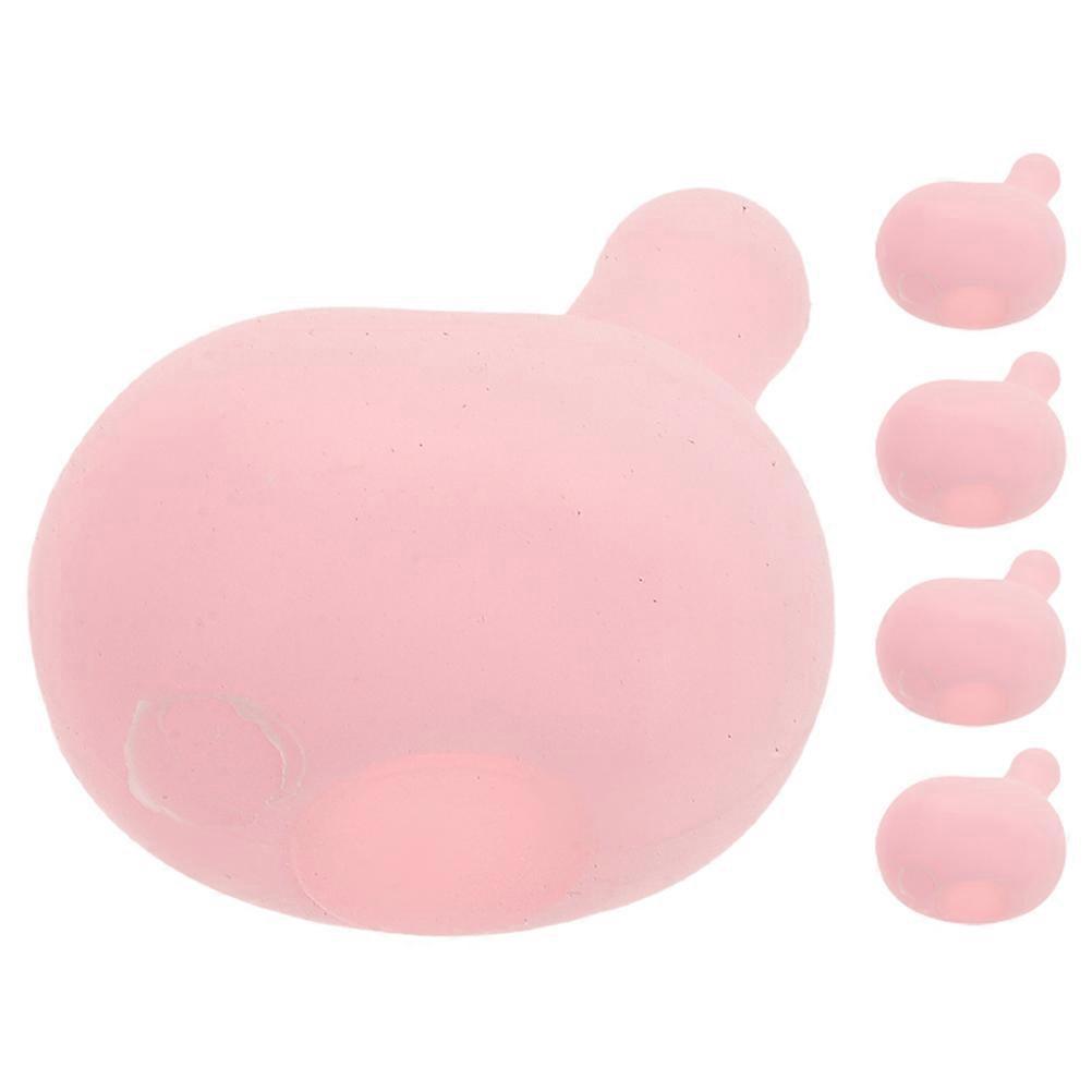 Pink Silicone Bubble Insert for DIY Squeeze Toy 5Pcs Soft and Comfortable