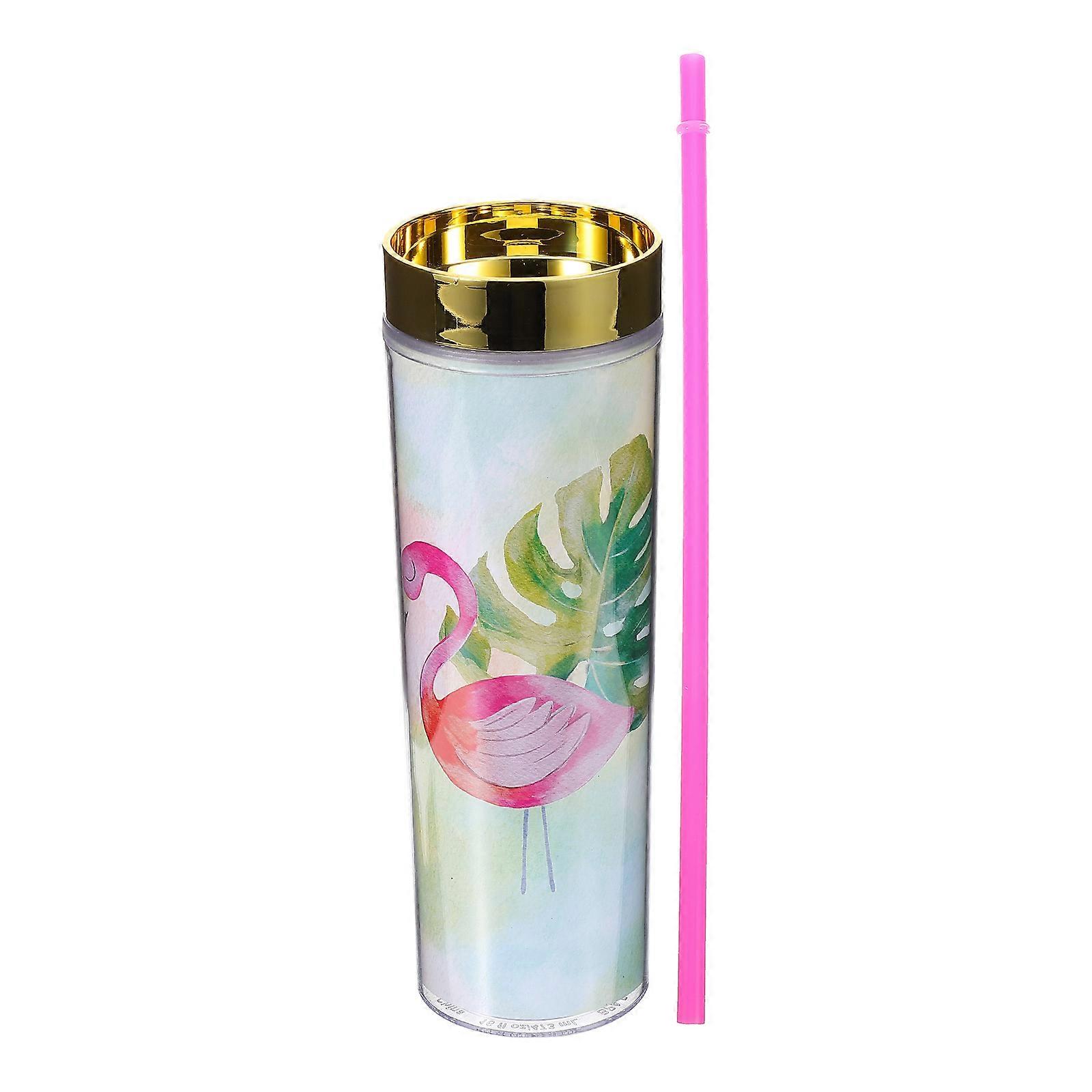 Water Cup with Straw for Drinking Use Reusable Drinking Cup