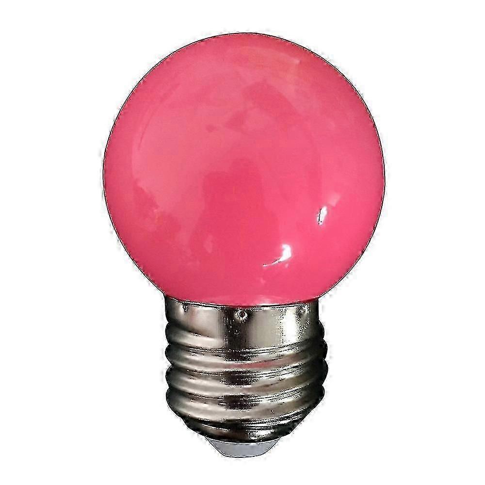 Lâmpada LED RGB E27 com mudança de cor, compatível com decoração e eventos.