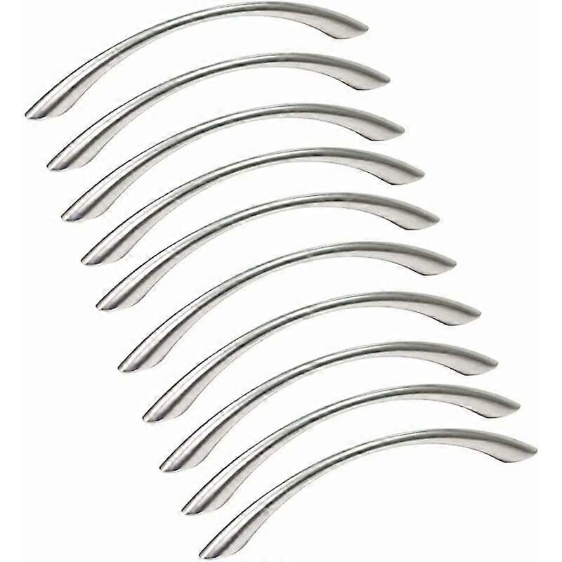 10 Piece Stainless Steel Cabinet Door Pull Knobs Set