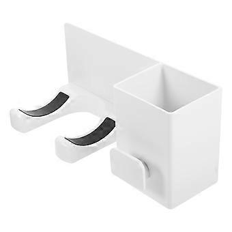 Universal Hair Dryer Holder Wall Mounted Adhesive Hair Tool Organizer for Home