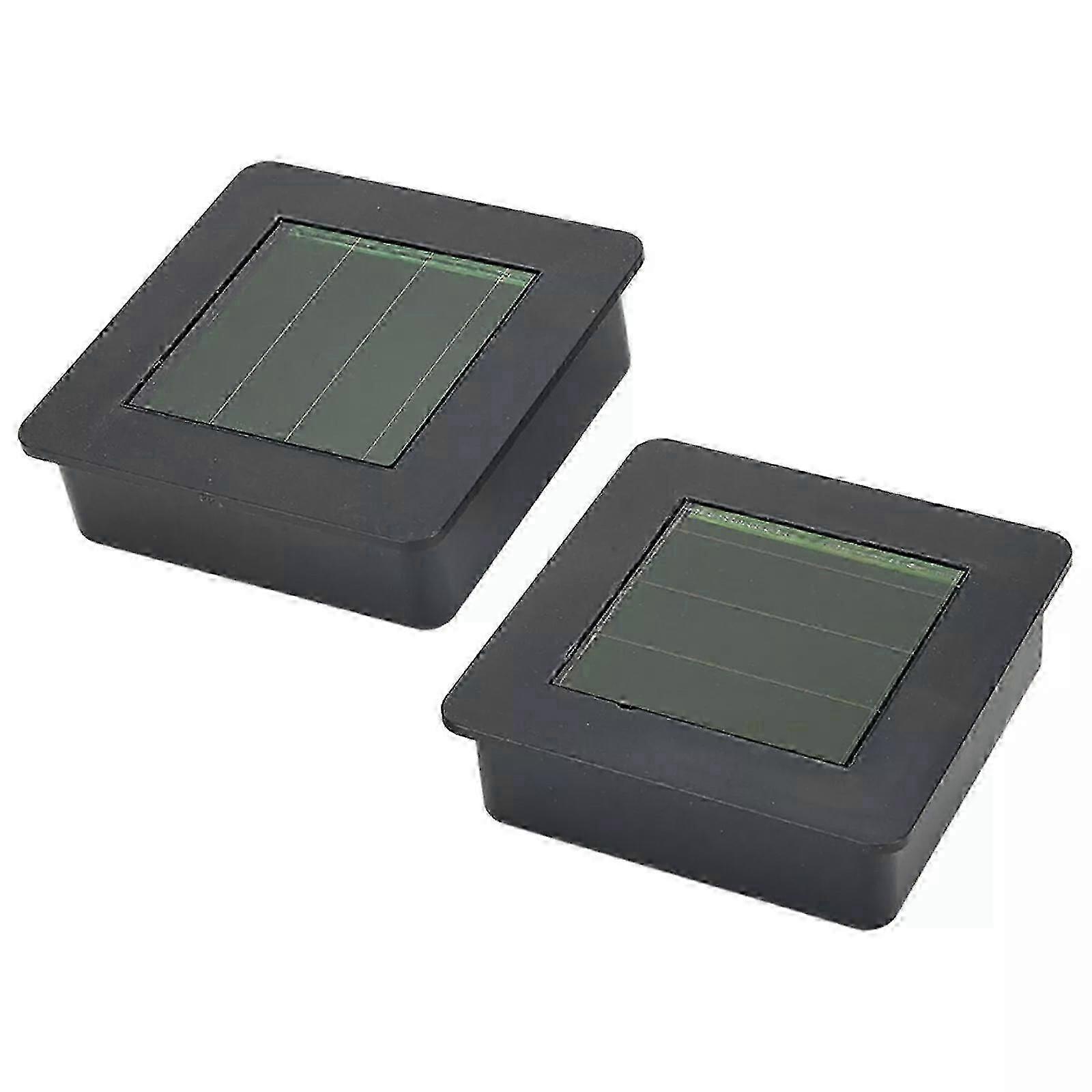 2PCS/4PCS Solar-Light Replacement Top Square Solar Panel Top Replacement jy