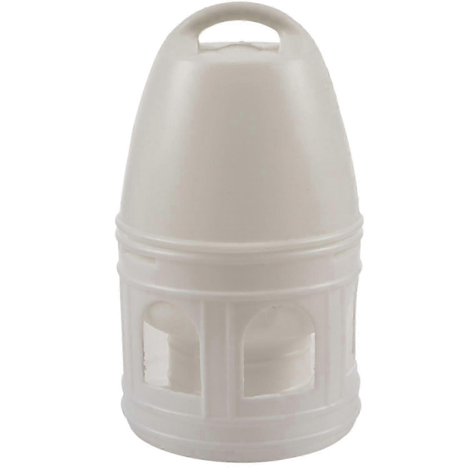 Removeble White Plastic Drinker With Handle compatible with Pigeons Bird Supplies