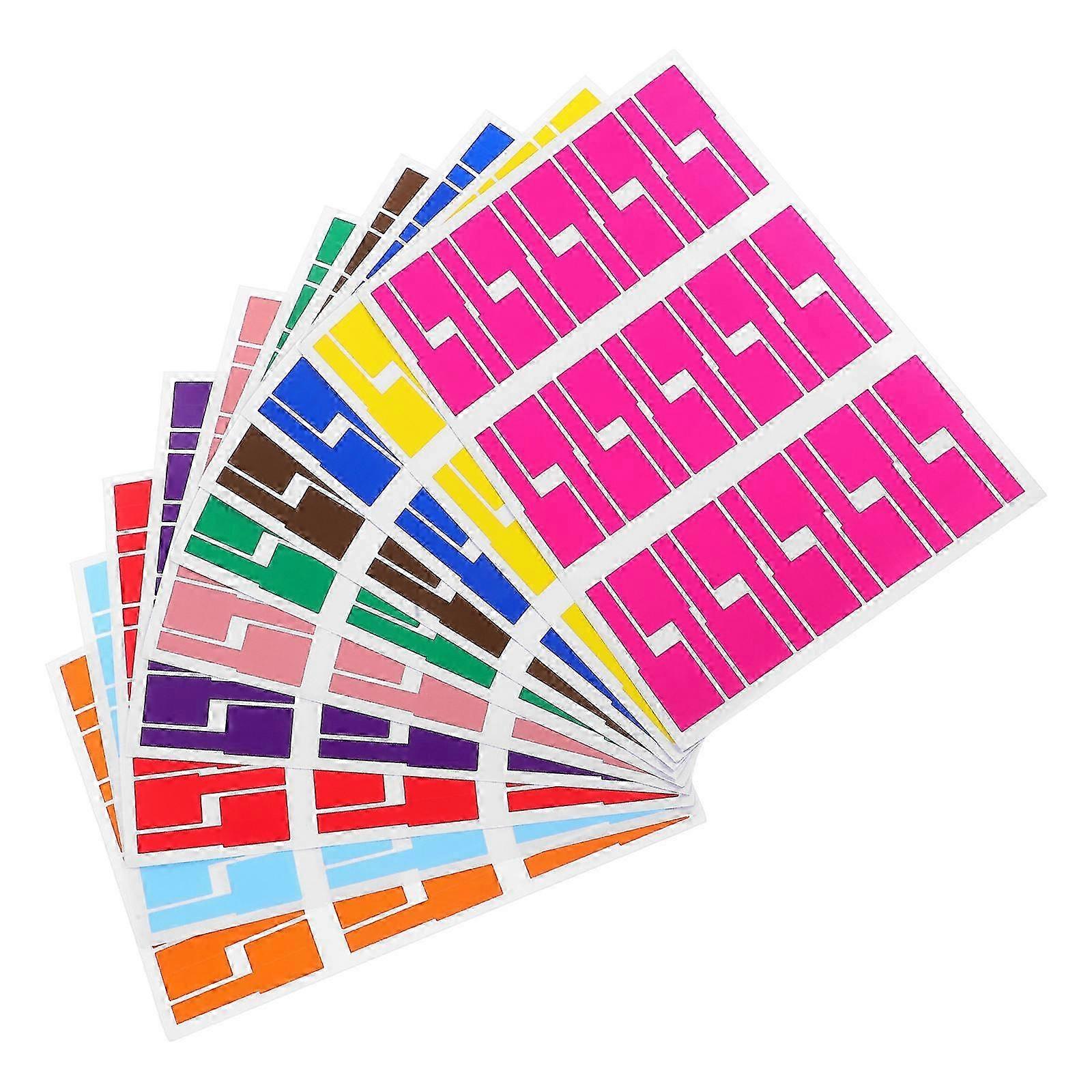 PVC Cable Labels for Cable Identification Using 10 Sheets Tags