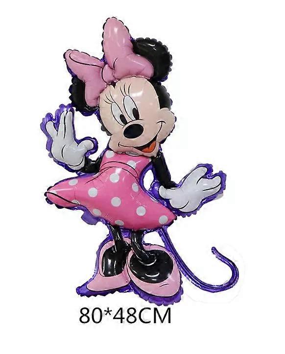 Pink cartoon Minnie Mouse Balloons Birthday Decorations Pink Girls Kids