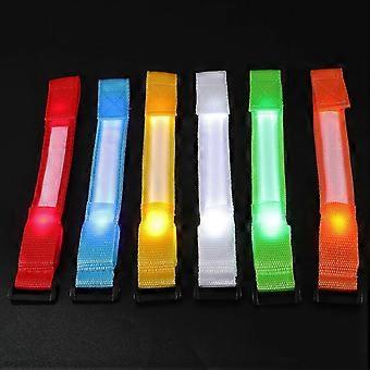 LED-armband Feestverlichting Armbanden voor Hardlopen 6 stuks Nylon Polsbandjes