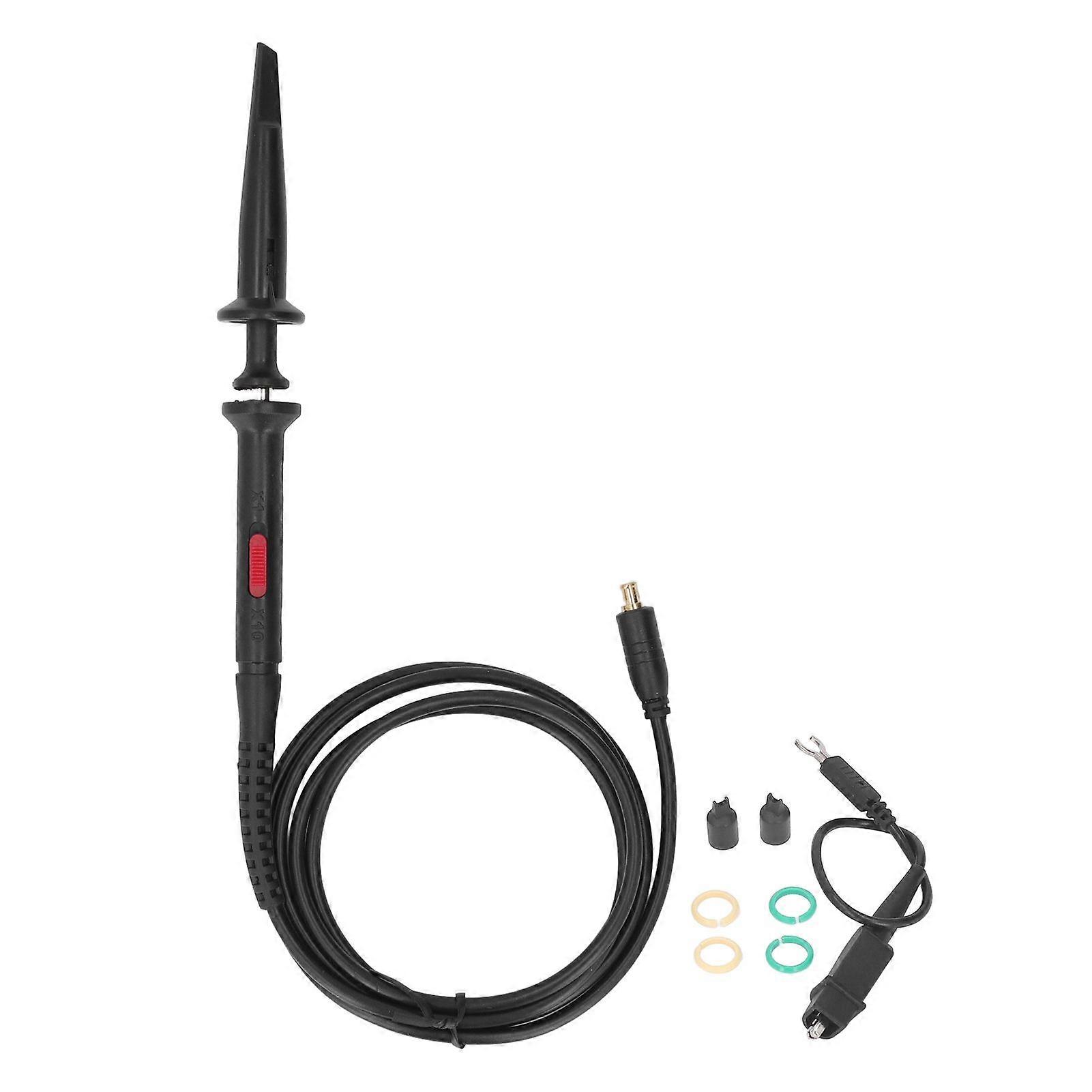 Oscilloscope Probe Kit Adjustable Probe Testing Clip Identification Rings Set for DS211 DS212