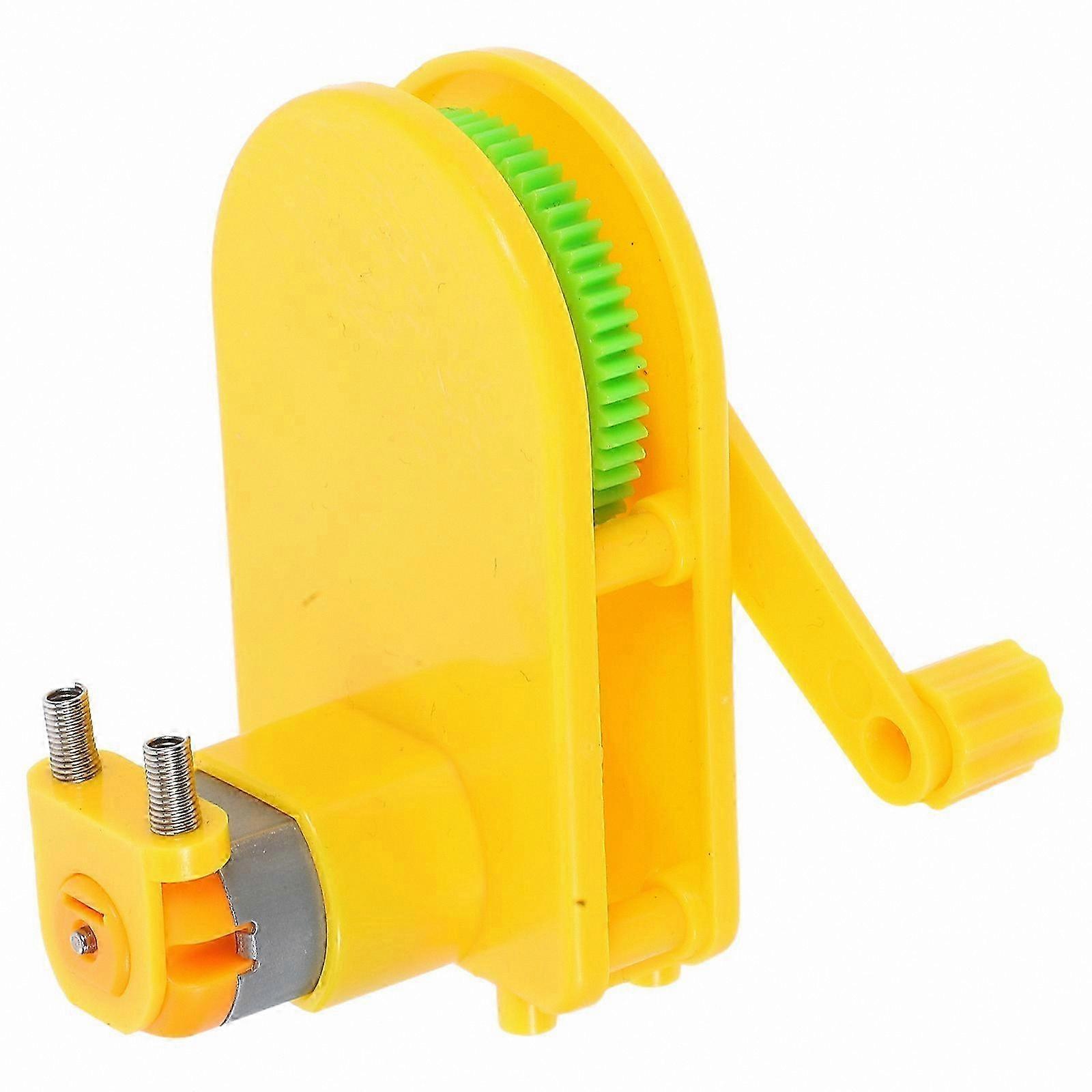 Manual Hand Crank Generator for STEM Educational Science Experiments