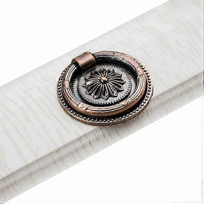 2 sets of ring handles (Red copper), round knobs, antique handles, invisible hardware cabinet knobs