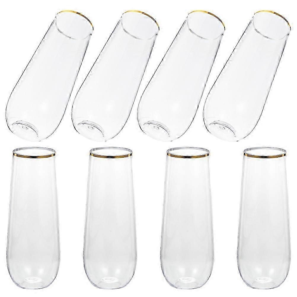 Plastic Cocktail Goblet | 8Pcs for Home Use