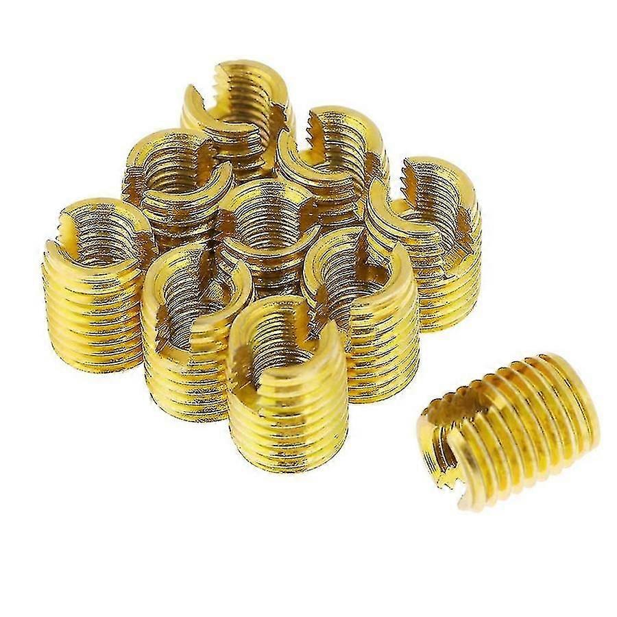10pcs M8 X M5 X 10mm Self Tapping Insert Nuts For Thread Repairing