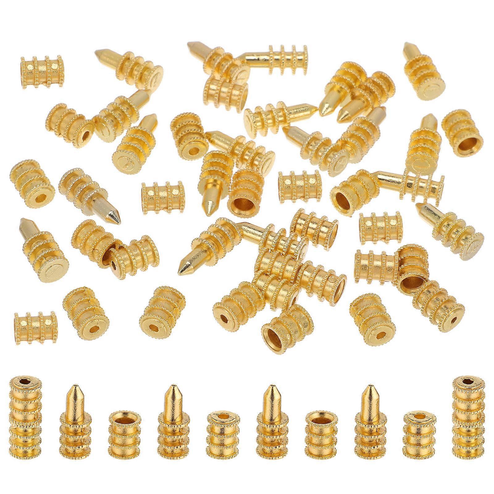 Table Leaf Dowel Pin Zinc Alloy for Table Alignment 80Pcs