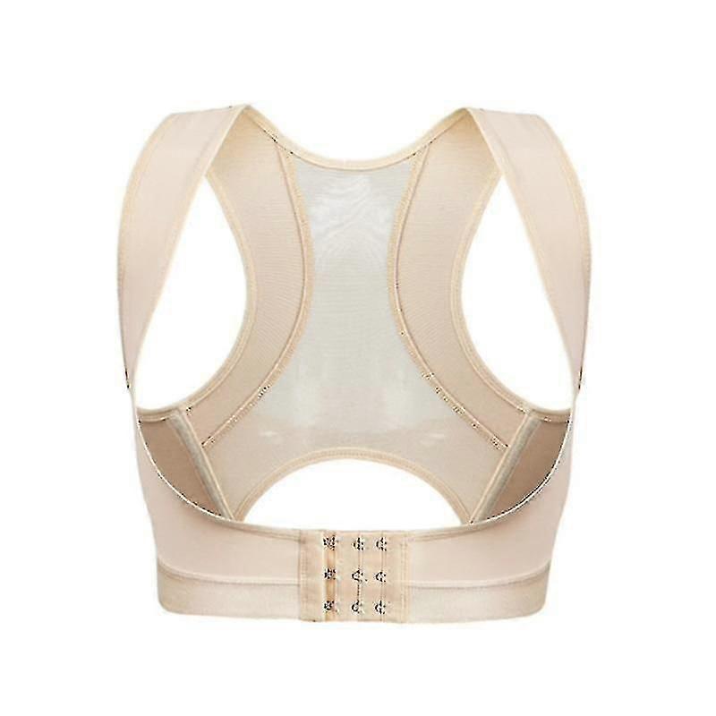 Women's Front Closure Wirefree Post Surgery Plus Size Back Support Posture Bra
