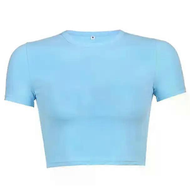 Women's Summer Short Round-neck Top