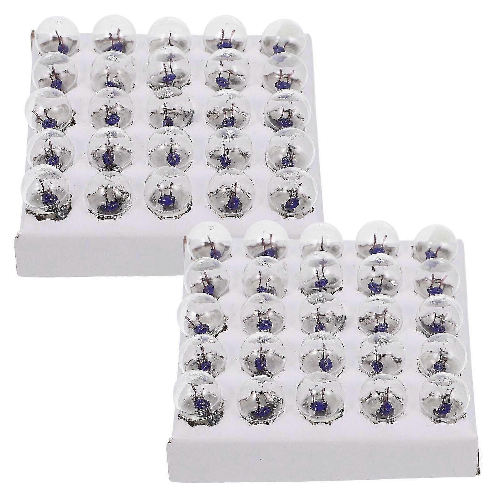 Mini Light Bulbs Kit 50Pcs Screw Base for DIY Lighting Solutions