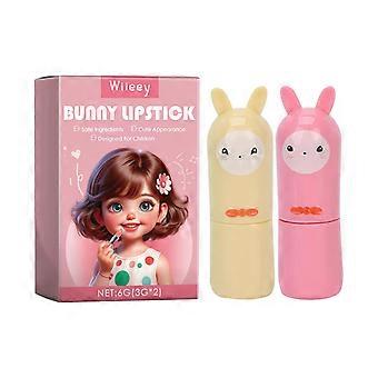 Bunny Lippenstift, leicht zu reinigender Lipgloss Lippenöl Kinderspiel Haus Spielzeug Lippenstift
