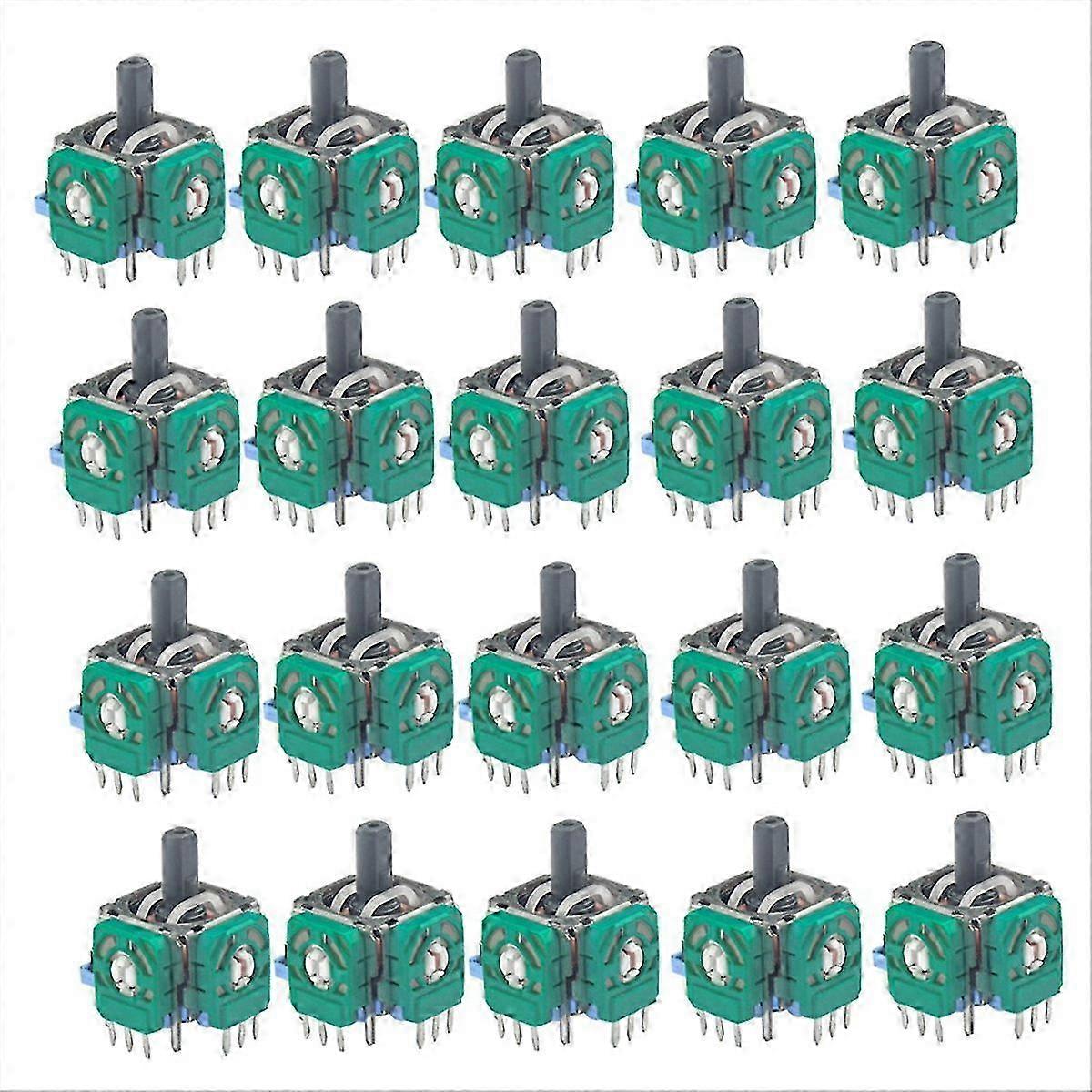 20 PCS 3D Analog Joystick Thumb Stick for Switch Pro Game Controller