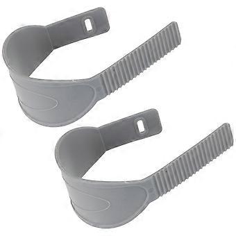 1 Pair of Exercise Bike Pedal Straps Gym Cycle Pedal Straps Adjustable Footrest Straps