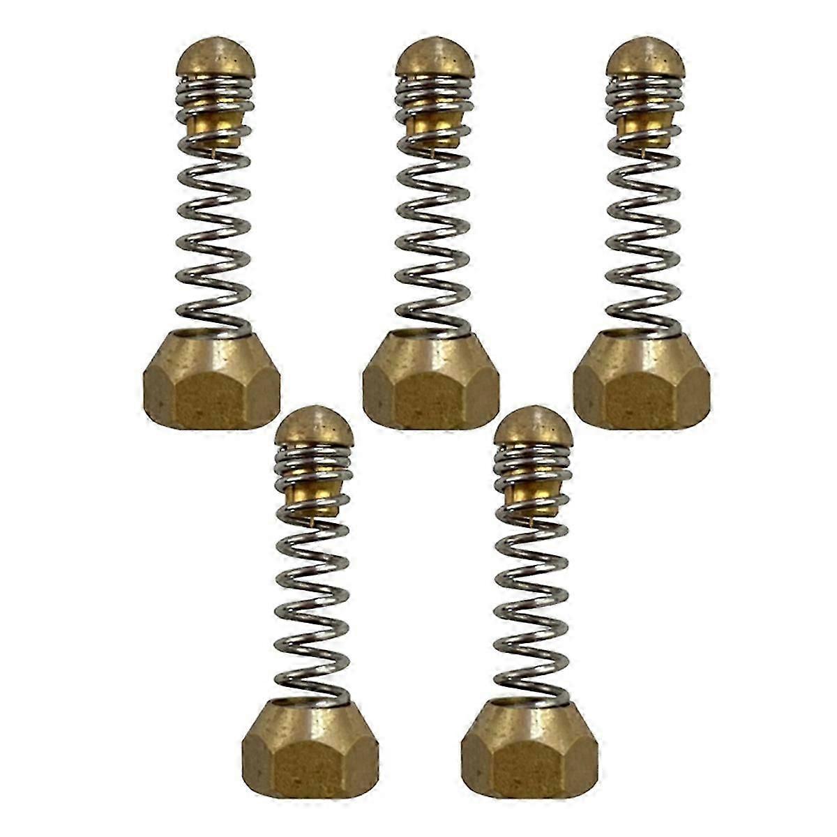 5Pcs 1/8 Internal Thread Pipe Nozzles,Sewer Drain Pipe Spring Ejectors,Cleaning Vibr