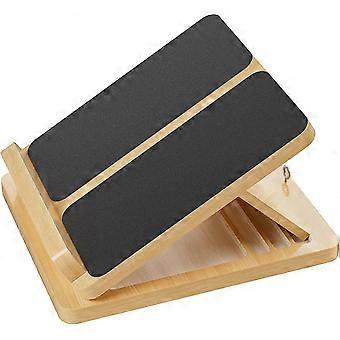 Professional Slant Board for Calf Stretching, Wooden Incline Adjustable Slant Boards, Squats, Calf, Ankle, F..A2