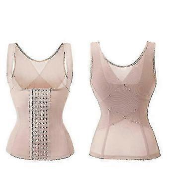 Plus Size S-6XL Super Firme Cintura Treinador Colete Controle de Cintura Espartilho Aço Desossado Cincher Emagrecimento Fajas Gorset Push Up Vest