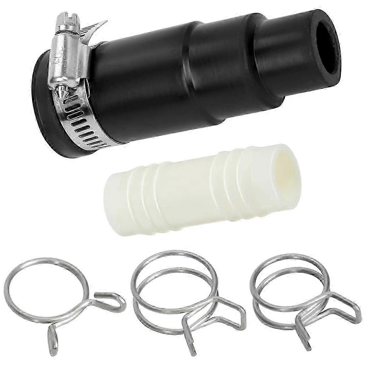 Dishwasher drain hose adapter kit for efficient garbage disposal connection