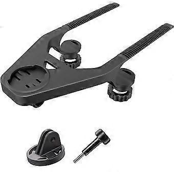 Supporto per manubrio da bicicletta, base da tavolo leggera per ciclocomputer MTB, base di montaggio per dispositivo di misurazione per ciclocomputer da strada Garmin Wahoo-SNNGV