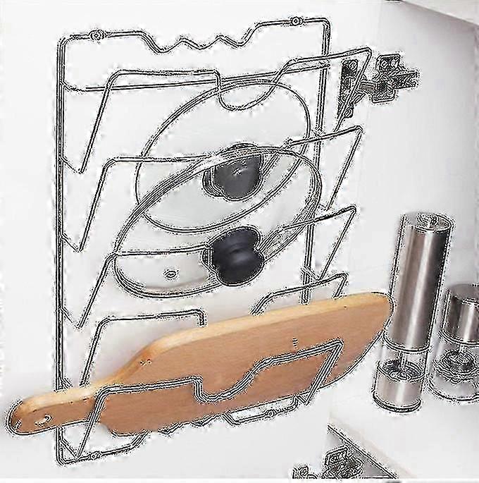 43x28cm Door-Mount Lid Rack