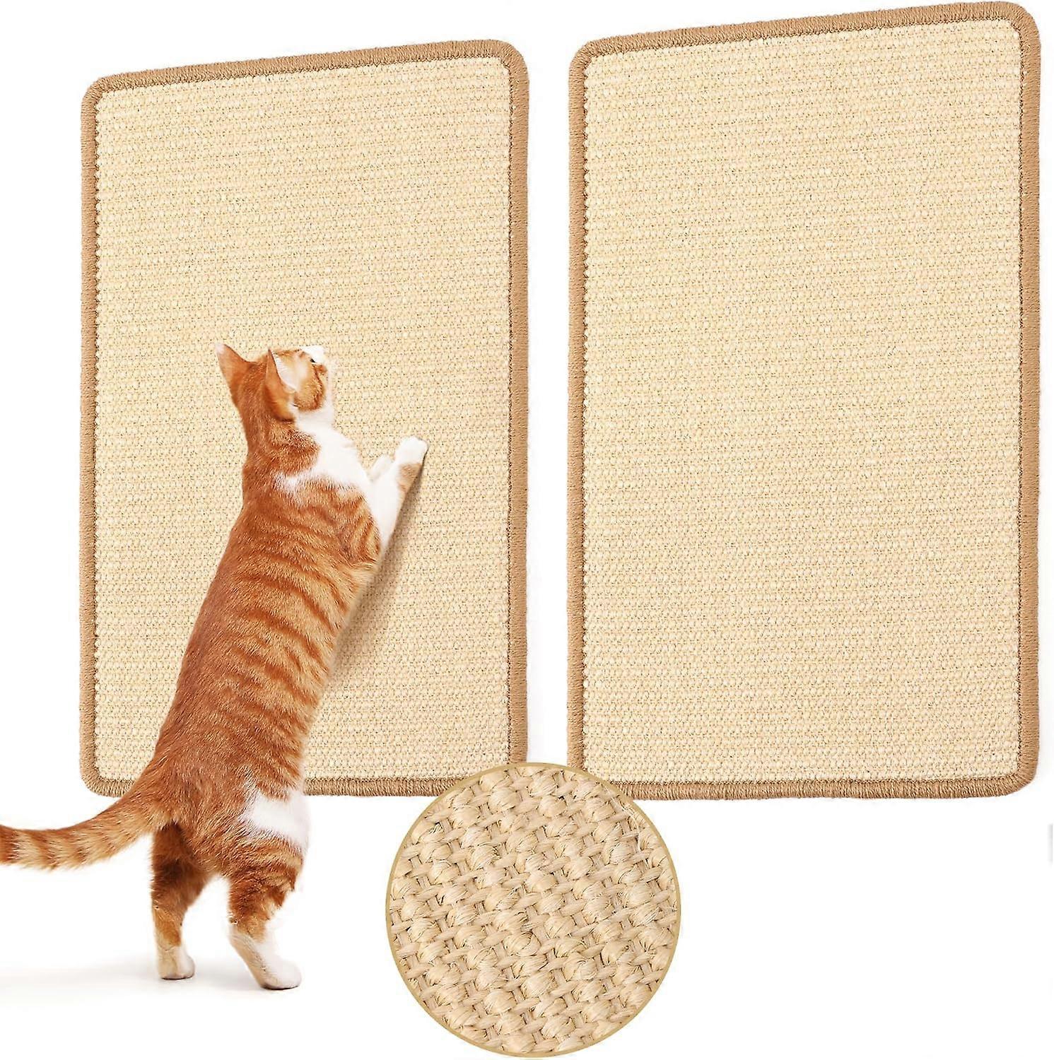 Cat Scratching Posts,Horizontal Wall Scratcher, Kitten Floor Mat with