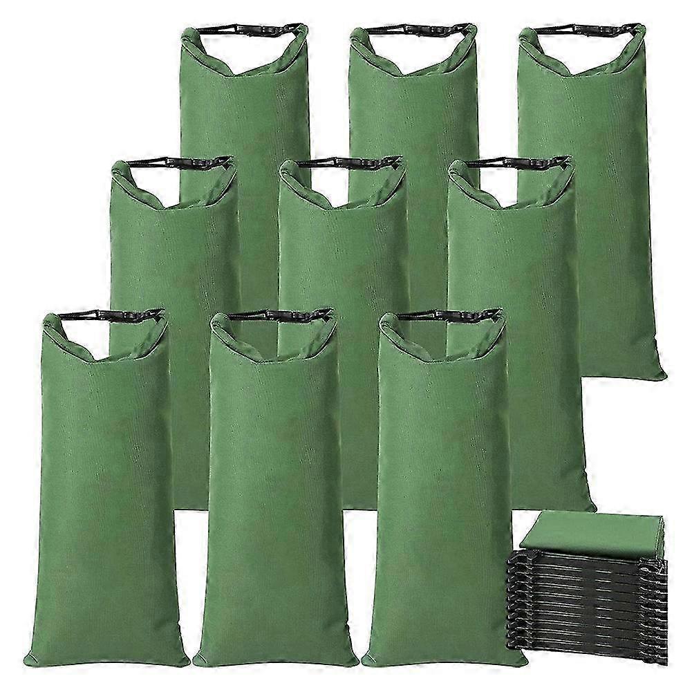 10-Pack Large Canvas Flood Sand Bags