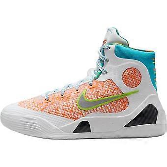 Nike Kobe 9 High top Basketball Shoes White Silver Blue Black Unisex HJ9446-100