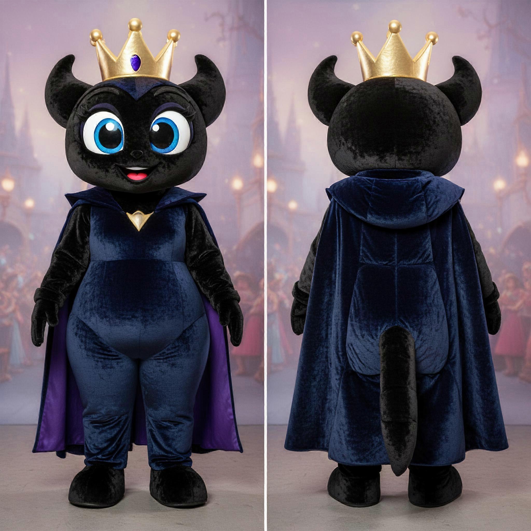 MASTICOT Midnight Blue Regal Queen Mascot