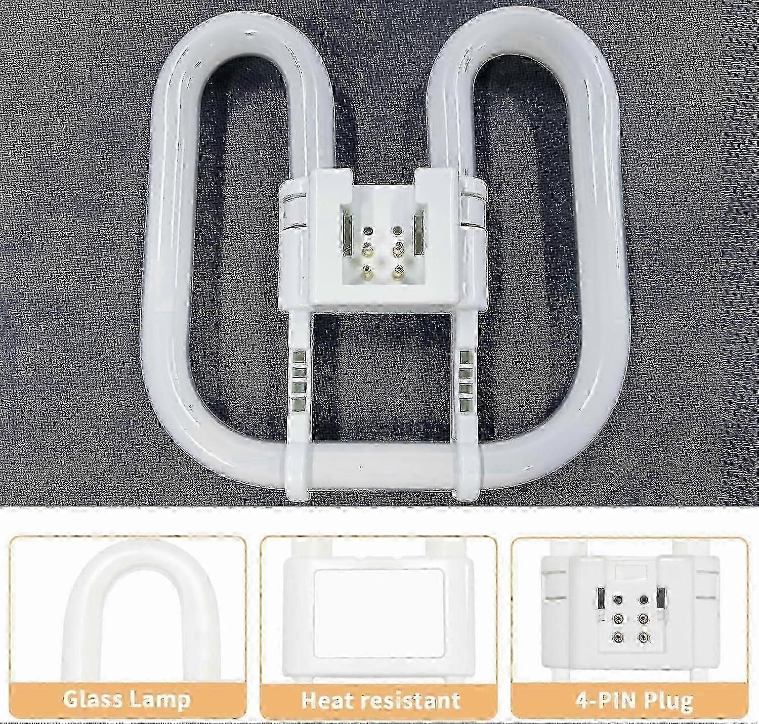28W 2000LM 3500K Flat CFL Bulb