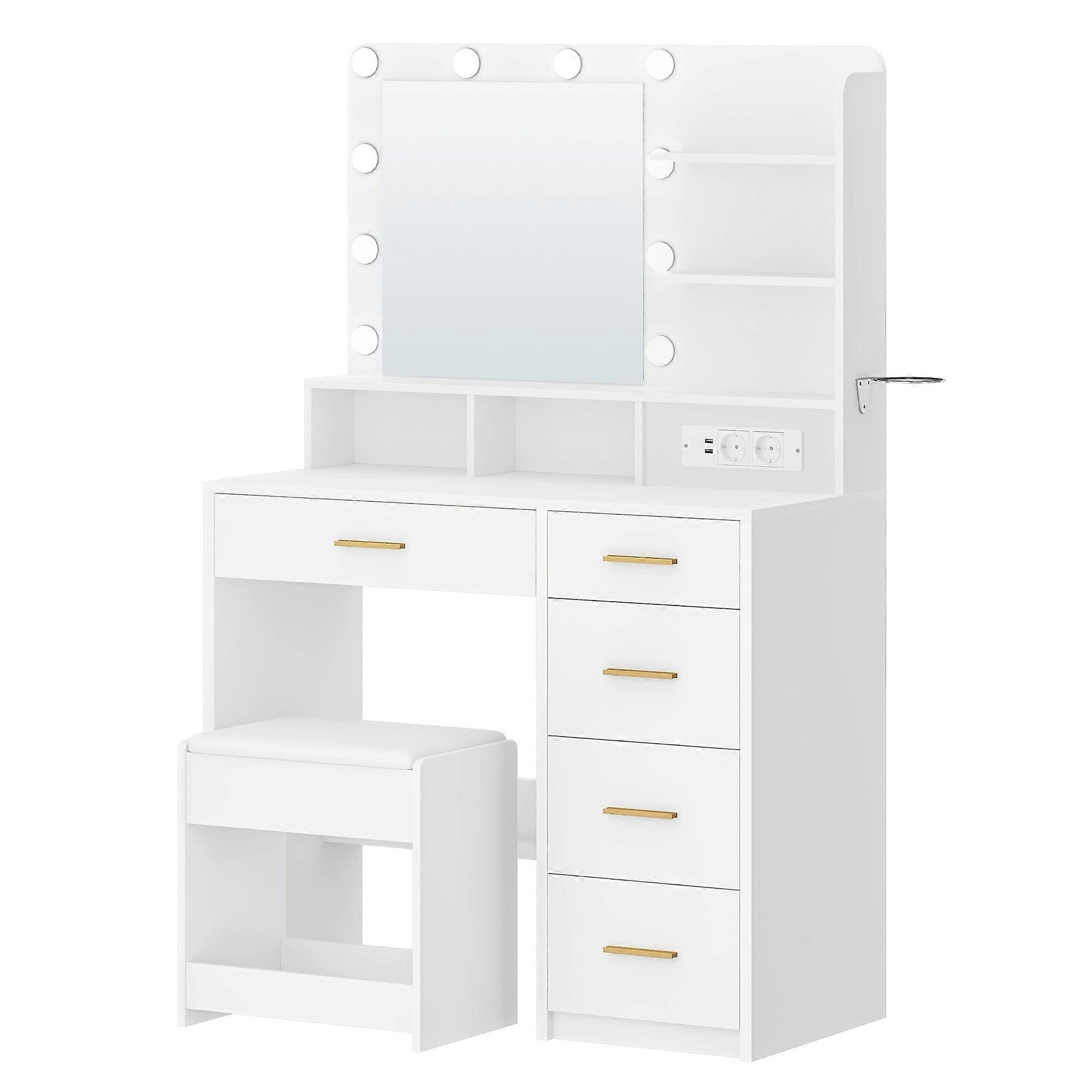 Kaptafel - Make-uptafel - Schminktisch - Dressing Table - Vanity Table - Wit