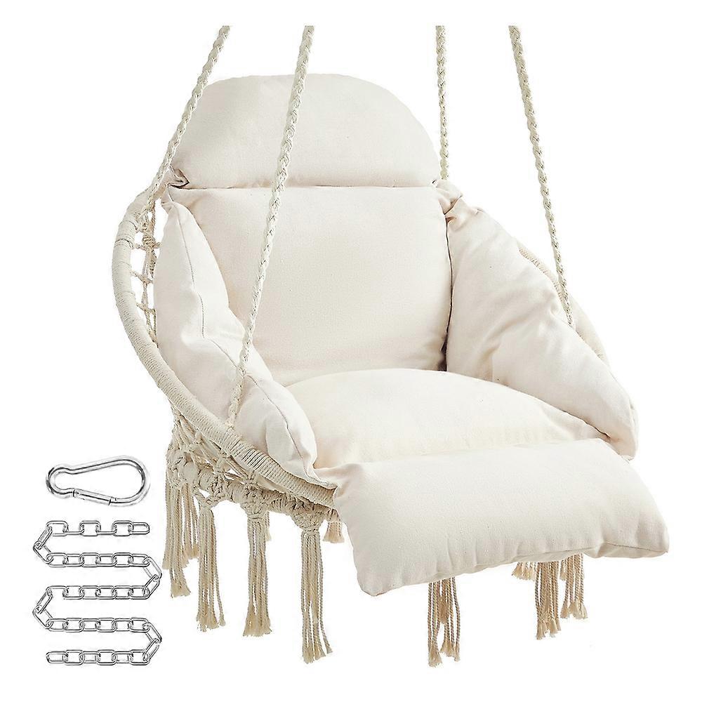 Hammock Chair with Large, Thick Cushion 113 cm