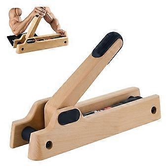 MARCHMARS Wooden Arm Wrestling Trainer with Rubber Grip for Tabletop Arm Exercise