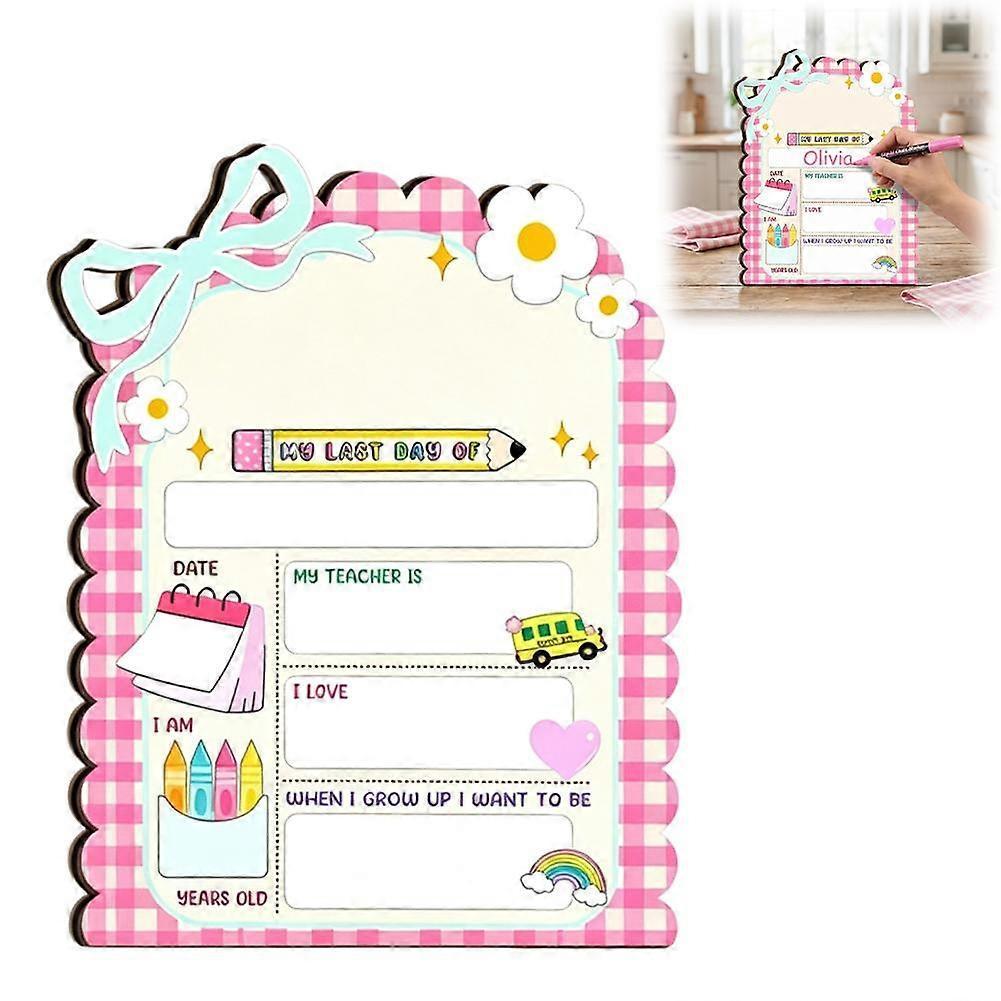 Reversible Wooden First Day Keepsake