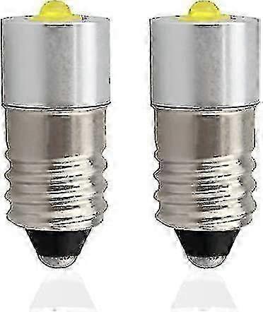 E10 Replacement High Power Led Flashlight 6-24v, 3w 200lm, 2 Pack (e10 Warm White)