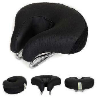 Cycling Saddle, Elastic Cushioning and Pressure Relief, 420g, Unisex Mountain Bike Seat-brnv